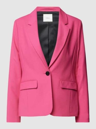 s.Oliver BLACK LABEL Blazer mit Pattentaschen in Pink, Größe 44