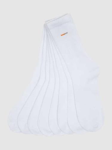 camano Socken mit Stretch-Anteil im 8er-Pack in Weiss, Größe 47/49