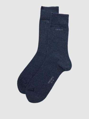 camano Socken in melierter Optik im 2er-Pack in Weiss, Größe 39/42