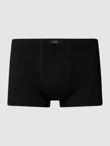 Mey Trunks mit Label-Patch in Black, Größe M