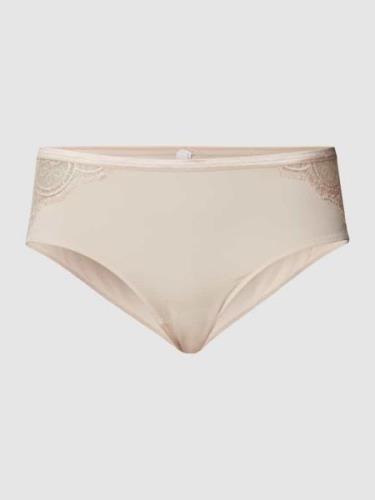 Mey Slip mit Spitze-Details Modell 'Poetry Fame ' in Beige, Größe 38