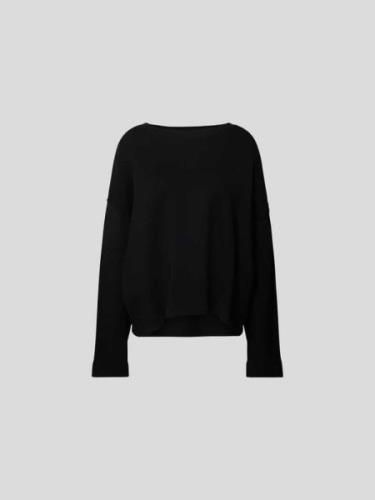 Juvia Oversized Pullover mit Kaschmir-Anteil in Black, Größe S