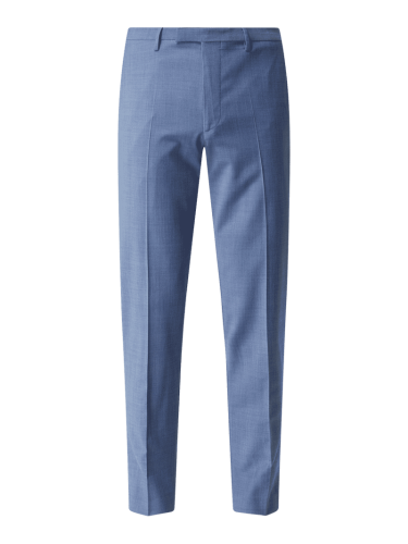 Cinque Slim Fit Anzughose mit Bügelfalten Modell 'Monopoli' in Blau, G...