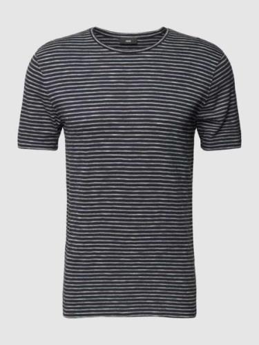 Cinque T-Shirt mit Streifenmuster Modell 'Joni' in Dunkelblau, Größe S