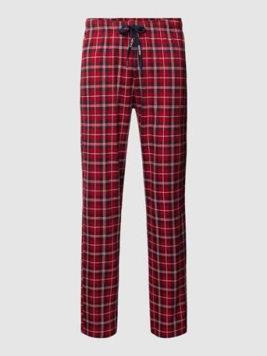 Calida Pyjama-Hose mit Tartan-Karo in Rot, Größe L