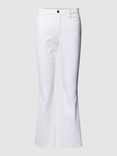 Brax Flared Jeans mit Fransen Modell 'STYLE.SHAKIRA' in Weiss, Größe 4...