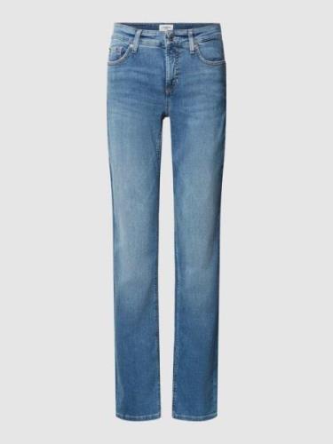 Cambio Straight Leg Jeans im 5-Pocket-Design Modell 'PIPER' in Blau, G...