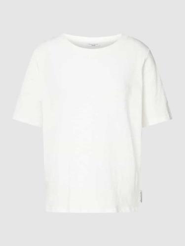 Marc O'Polo Denim T-Shirt mit Label-Detail in Weiss, Größe XS