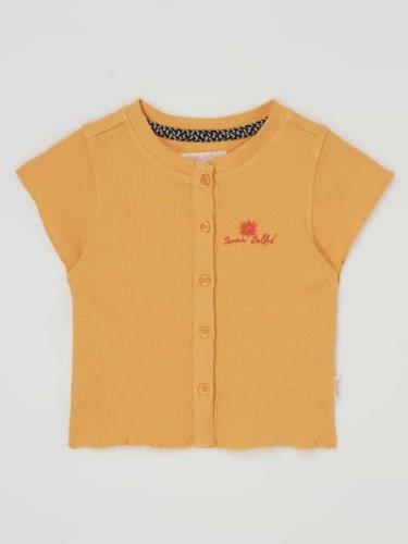 VINGINO T-Shirt mit Knopfleiste Modell 'Henrieke' in Senf, Größe 152