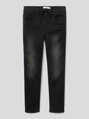 Name It Jeans mit elastischem Bund Modell 'RYAN' in Black, Größe 92