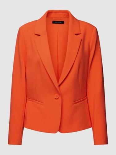 comma Blazer mit Reverskragen in Orange, Größe 44