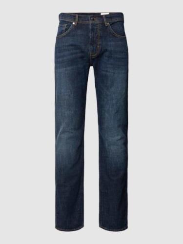 Baldessarini Jeans mit Label-Details in Dunkelblau, Größe 32/30
