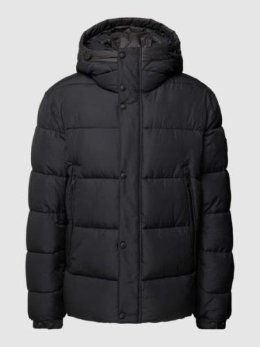 BOSS Orange Winterjacke mit Kapuze in Black, Größe 54