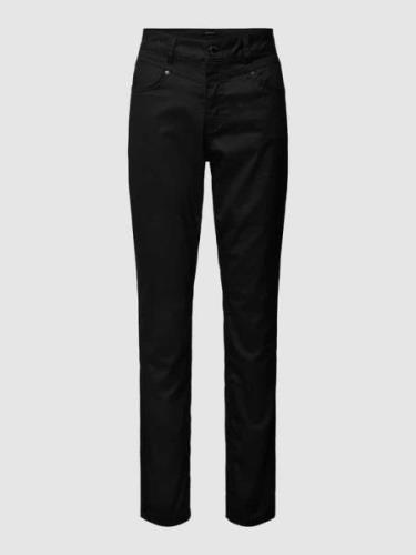 More & More Hose in Leder-Optik in Black, Größe 34