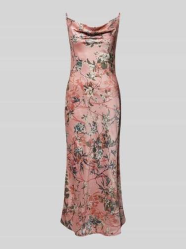 Guess Maxikleid mit floralem Print Modell 'AKILINA' in Rosa, Größe S