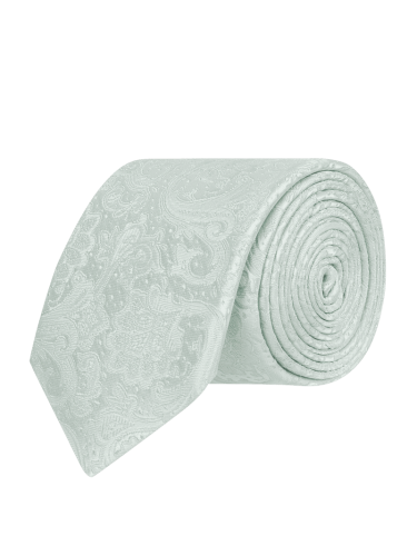 Monti Krawatte aus reiner Seide (6 cm) in Mint, Größe One Size