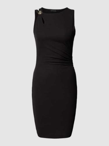 Guess Cocktailkleid mit Zierknopf Modell 'FEBE' in Black, Größe M