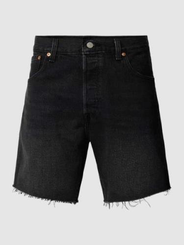 Levi's® Regular Fit Jeansshorts mit Knopfverschluss in Black, Größe 29