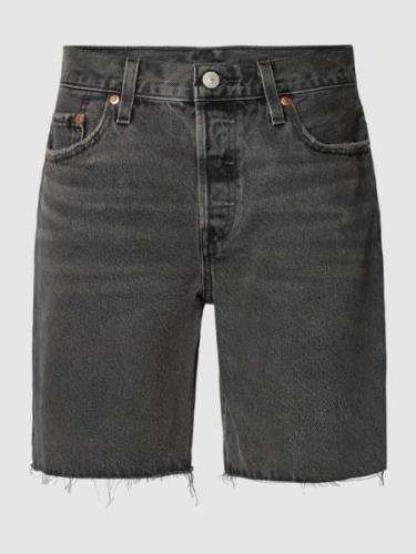 Levi's® Jeansshorts mit Fransen in Black, Größe 25