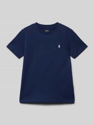 Polo Ralph Lauren Kids T-Shirt mit Logo-Stitching in Marine, Größe 92
