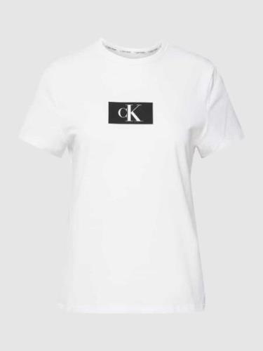 Calvin Klein Underwear T-Shirt mit Label-Print in Weiss, Größe XS