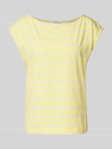 Esprit T-Shirt im ärmellosen Design in Gelb, Größe M