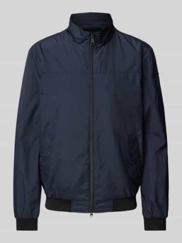 Geox Jacke mit Label-Applikation Modell 'Harrod' in Marine, Größe 52