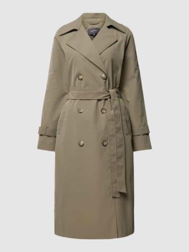 Montego Trenchcoat mit Bindegürtel in Schilf, Größe 44