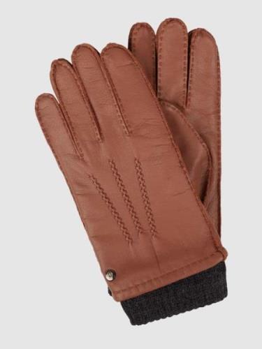 Roeckl Handschuhe aus Leder in Mittelbraun, Größe 9