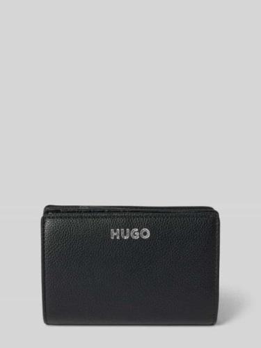 HUGO Portemonnaie mit Strukturmuster in Black, Größe One Size