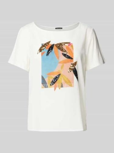 Pennyblack T-Shirt mit Label-Motiv-Print Modell 'TERMOLI' in Offwhite,...