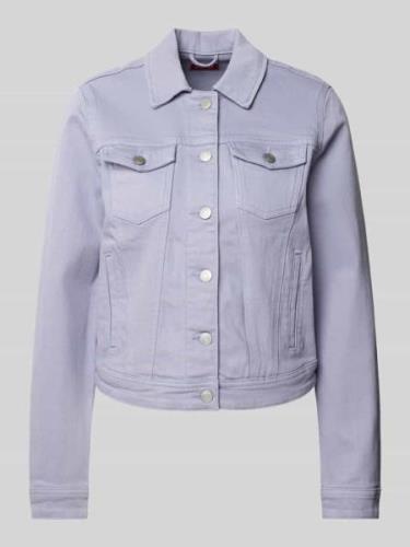 Esprit Jeansjacke mit aufgesetzten Brusttaschen in Rauchblau, Größe XS