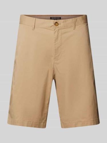 Michael Kors Regular Fit Shorts mit Gürtelschlaufen in Khaki, Größe 31