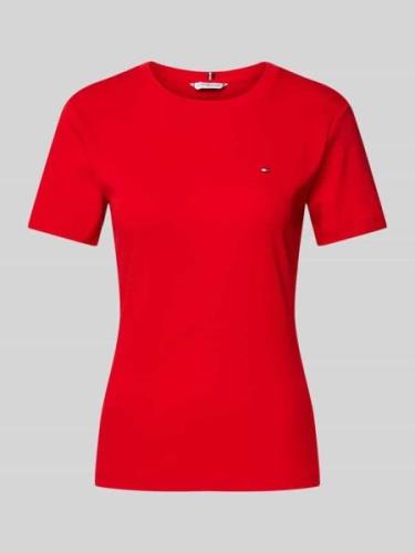 Tommy Hilfiger T-Shirt mit Streifenmuster Modell 'CODY' in Kirsche, Gr...