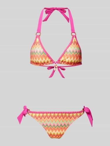 Banana Moon Bikini-Set mit Neckholder Modell 'ATOA' in Orange, Größe S