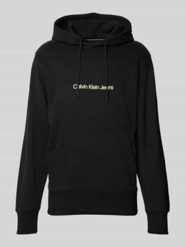 Calvin Klein Jeans Hoodie mit Label-Print Modell 'SQUARE FREQUENCY' in...