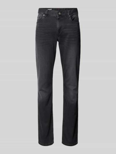 ALBERTO Regular Fit Jeans im 5-Pocket-Design Modell 'Pipe' in Mittelgr...