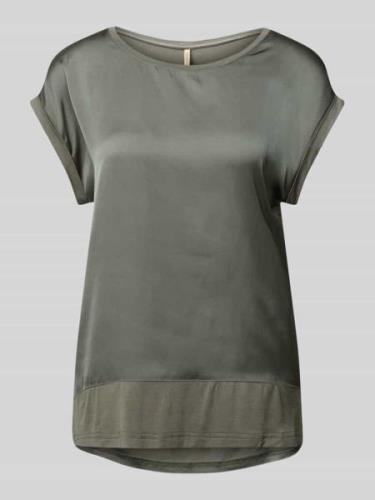 Soyaconcept T-Shirt mit Rundhalsausschnitt Modell 'Thilde' in Schilf, ...