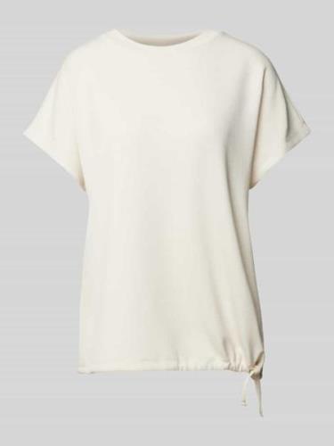 Soyaconcept T-Shirt mit 1/2-Arm Modell 'BANU' in Offwhite, Größe M