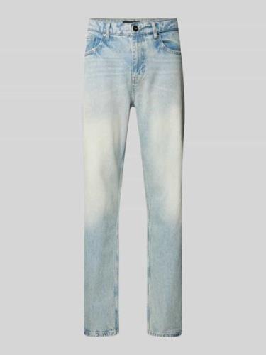 EIGHTYFIVE Straight Fit Jeans im 5-Pocket-Design in Jeansblau, Größe 3...