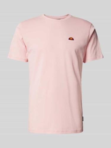 Ellesse T-Shirt mit Label-Patch Modell 'CASSICA' in Rosa, Größe S
