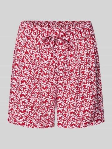 Esprit Shorts mit floralem Muster Modell 'CALUSA' in Rot, Größe S