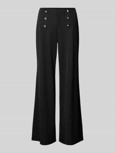 Lauren Ralph Lauren Hose mit Zierknöpfen Modell 'CORYDON' in Black, Gr...