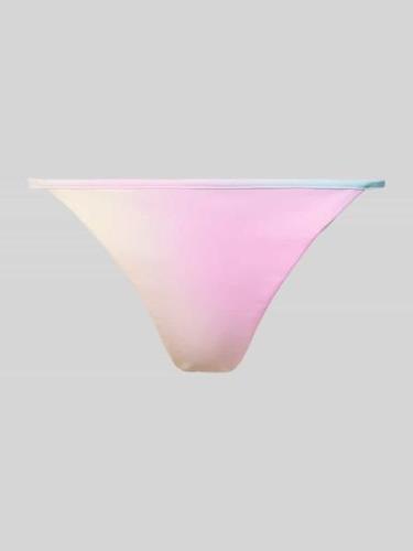 HUGO Bikini-Hose mit Farbverlauf Modell 'RAINBOW' in Rosa, Größe S