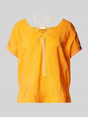 Sportalm Blusenshirt mit Neckholder in Orange, Größe 34
