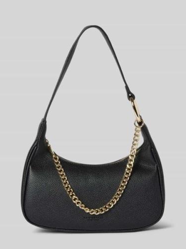Seidenfelt Handtasche in unifarbenem Design Modell 'SVEDALA' in Black,...