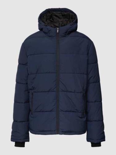 SELECTED HOMME Steppjacke mit Kapuze Modell 'SLHHARRY PUFFER' in Marin...