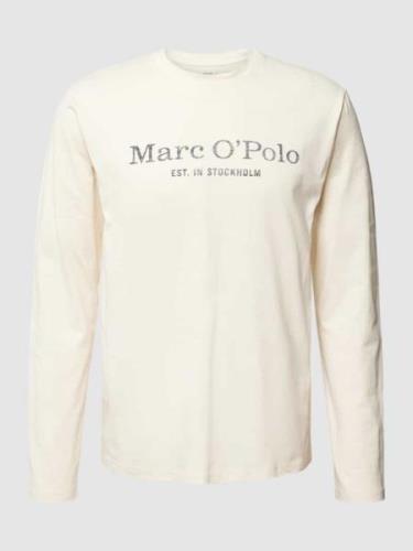 Marc O'Polo Longsleeve aus Bio-Baumwolle in Offwhite, Größe L