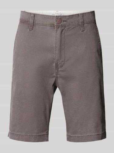 Levi's® Standard Fit Chino-Shorts mit Eingrifftaschen in Mittelgrau, G...