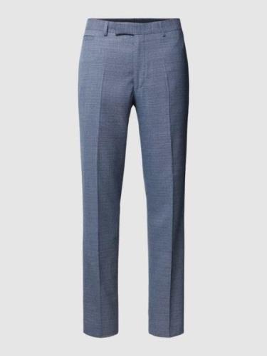 Strellson Slim Fit Anzughose mit Bügelfalten in Blau, Größe 46